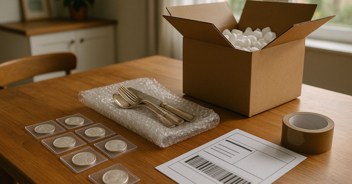 How to safely post silver to a mail-in buyer