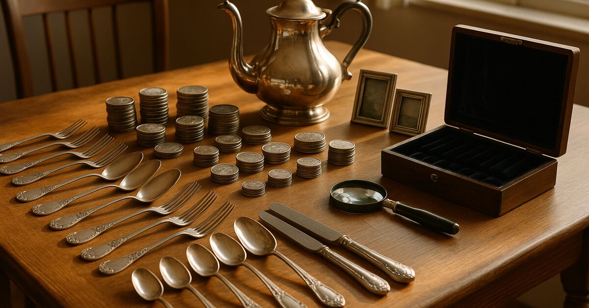 How to sort an inherited box of silver before getting quotes