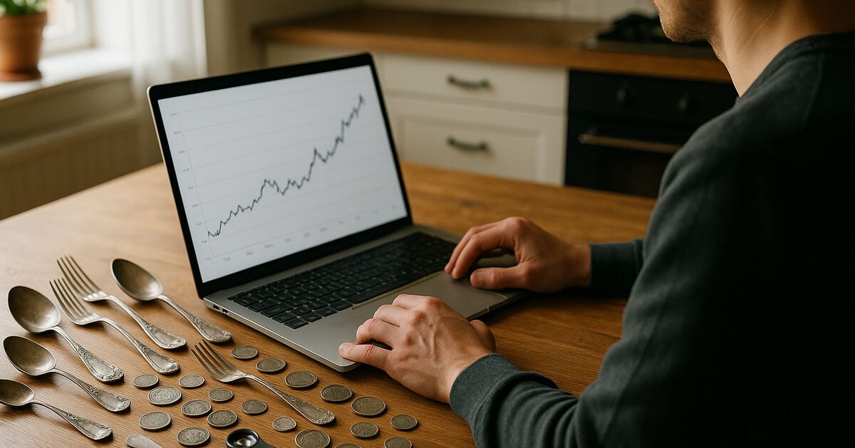 Live price charts: what they really mean when you're selling silver