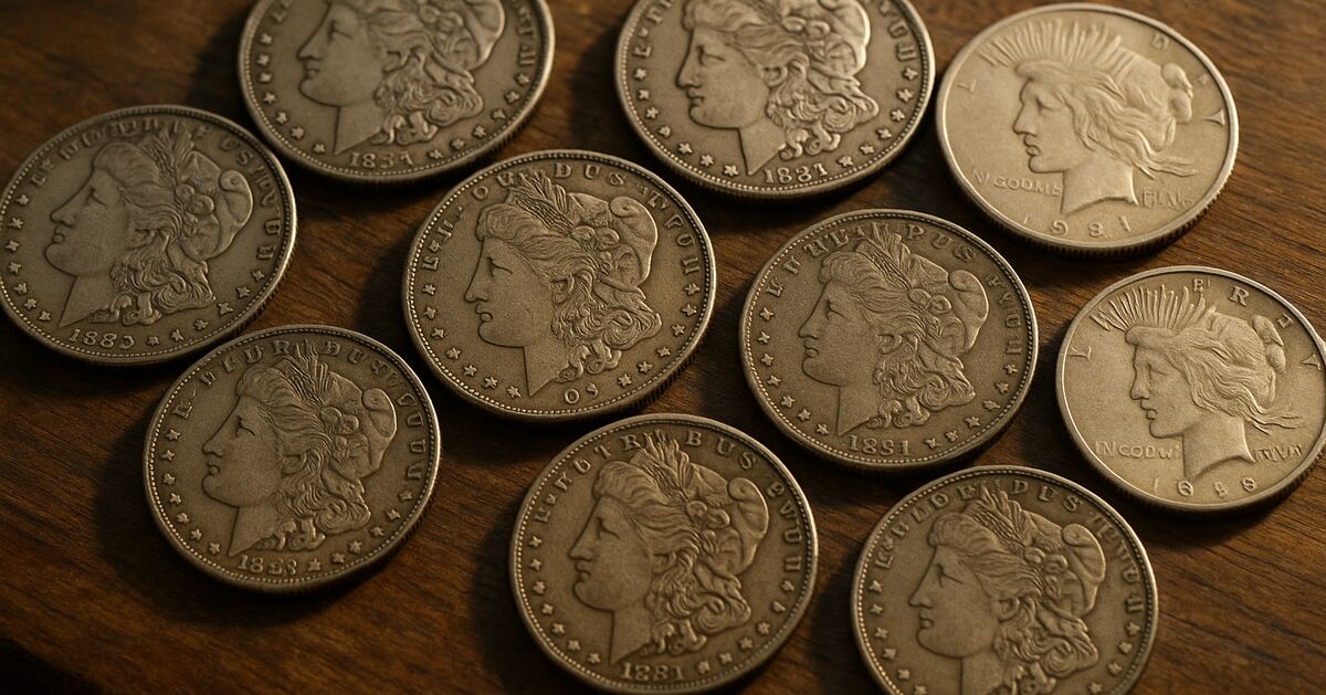 Morgan and Peace dollars: when the coin beats the melt value