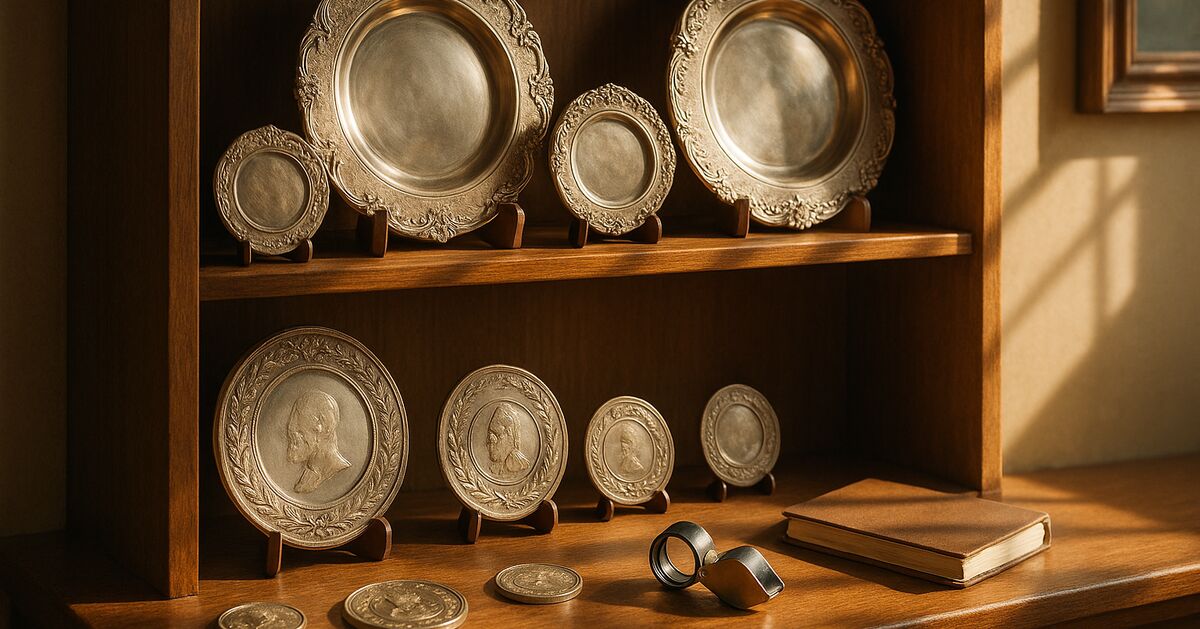 Selling silver plates and medallions: melt or collectible?