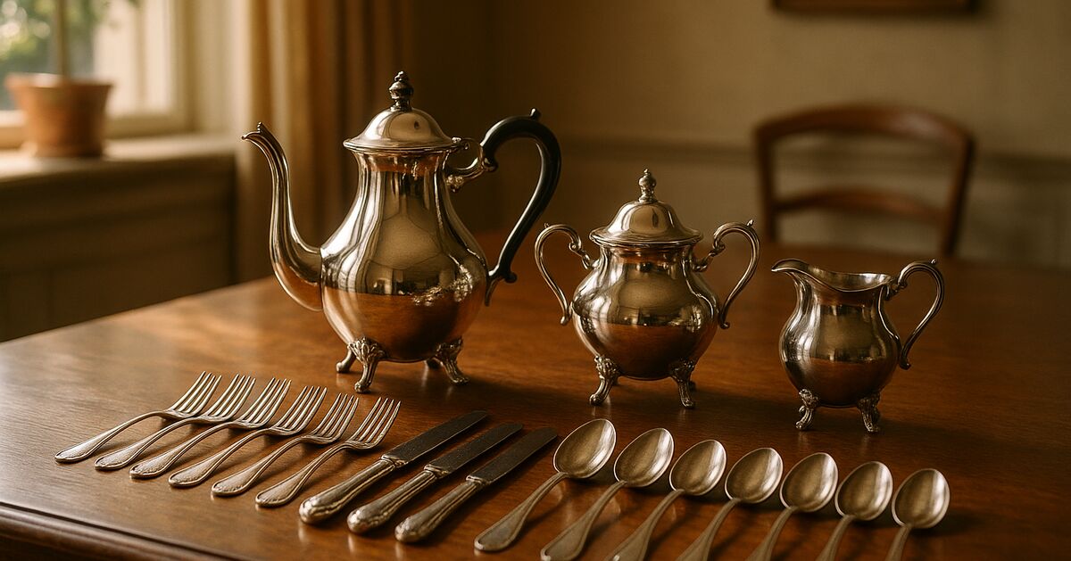 Silver plate is not worthless, but it is not scrap either