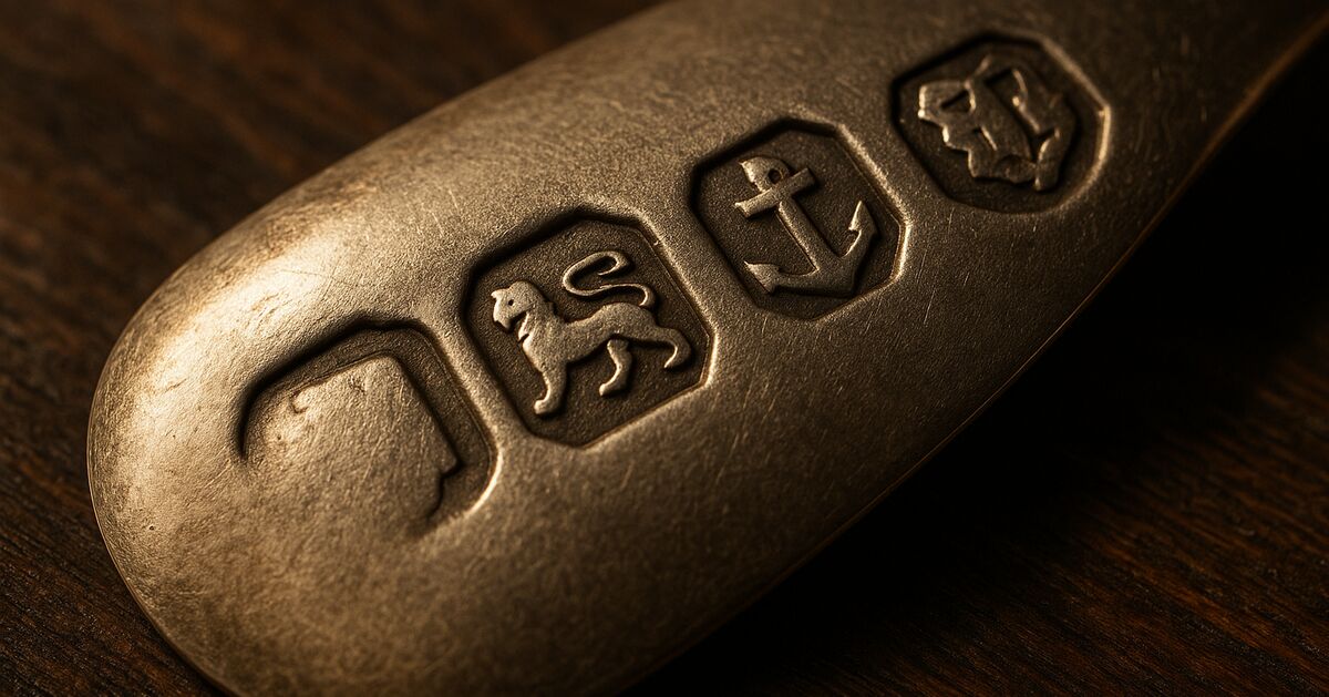 Sterling silver hallmarks explained: reading the four British marks