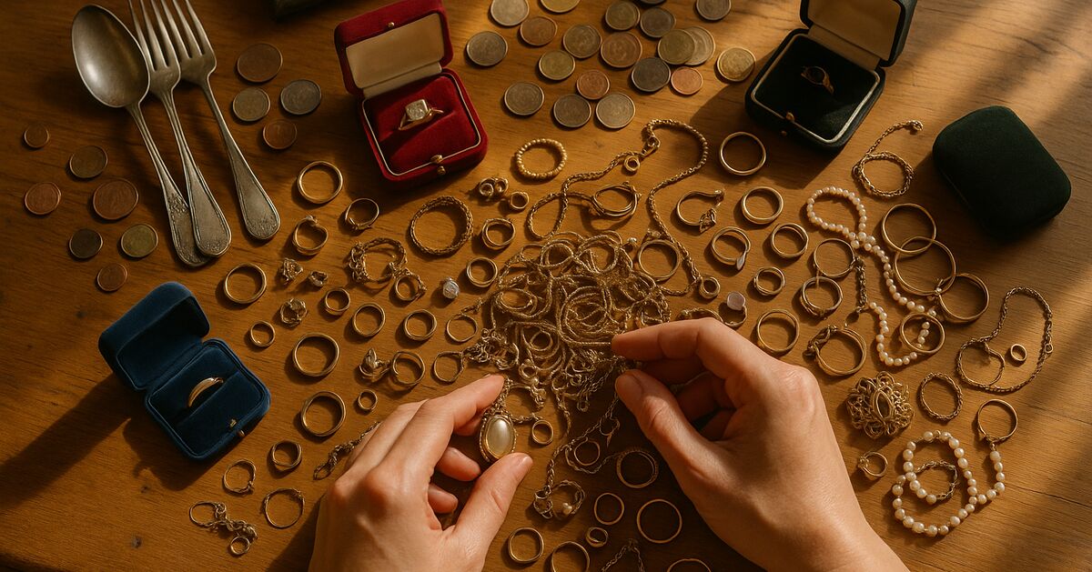 Where scrap gold and silver hides in an ordinary house