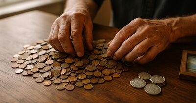 Which coins in a jar of old change are actually silver?